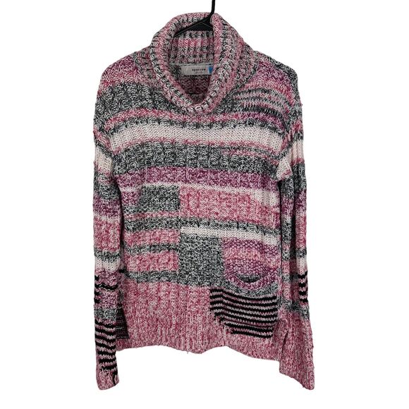 Anthropologie Sparrow r Chunky Knit Sweater Cowl Neck Turtleneck Small Pullover - Picture 2 of 12